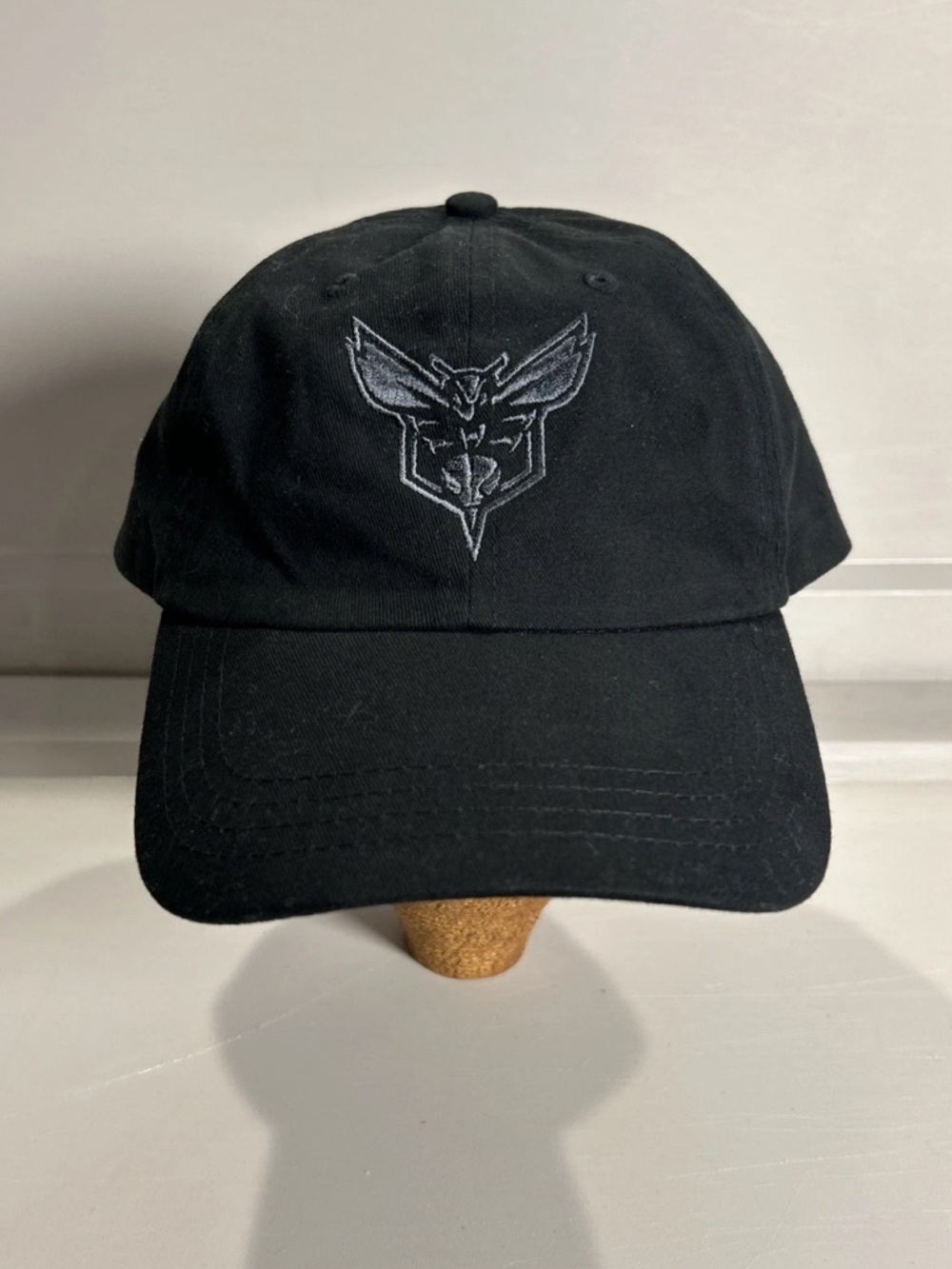 Charlotte Hornets Quake City Caps Exclusive Black Out Adjustable Hat NBA OSFM